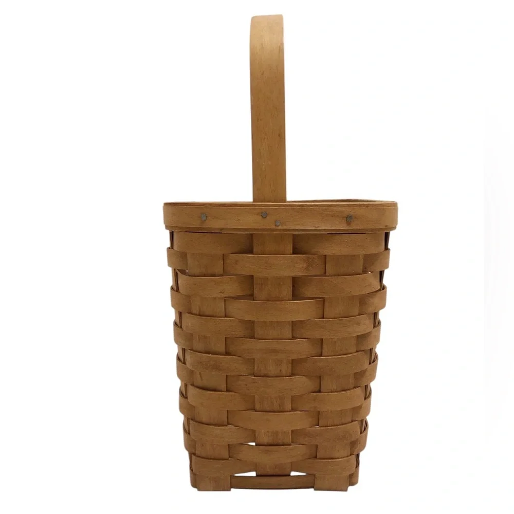 Longaberger | Tall Peg Basket with Handle & Liner